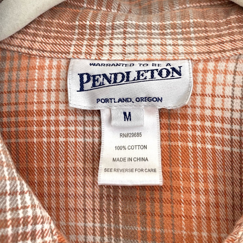 Pendleton Vintage Cotton Plaid Flannel - image 7